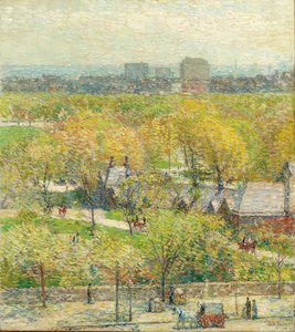 アクロス ザ パーク 作： Childe Frederick Hassam