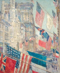 連合国記念日、1917 年 5 月 (キャンバスに油彩)