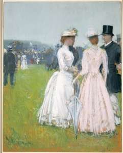 グランプリ・ド・パリで 作： Childe Frederick Hassam