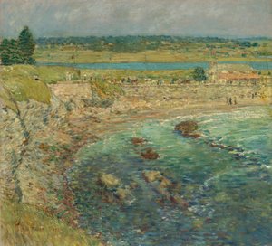 ロードアイランド州ニューポートのベイリーズ ビーチ 作： Childe Frederick Hassam