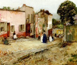 確定日 作： Childe Frederick Hassam