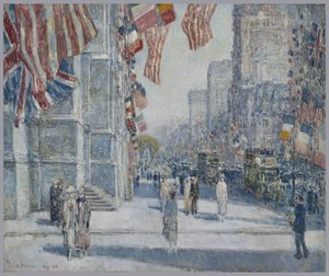 1917 年 5 月、アベニューの早朝