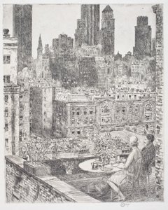 ニューヨークの春 作： Childe Frederick Hassam