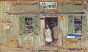 ニュースデポ、コスコブ 作： Childe Frederick Hassam