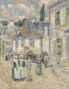エイヴン橋 作： Childe Frederick Hassam