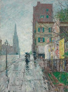 雨の日 作： Childe Frederick Hassam