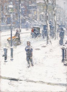吹雪、5番街、ニューヨーク
