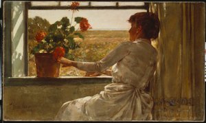 夏の夜 作： Childe Frederick Hassam
