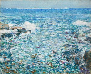 サーフ、ショールズ諸島 作： Childe Frederick Hassam