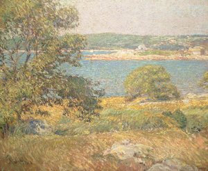 テン・パウンド・アイランド、1896～99年頃（キャンバスに油彩） 作： Childe Frederick Hassam