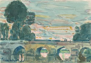 グレズの橋 作： Childe Frederick Hassam