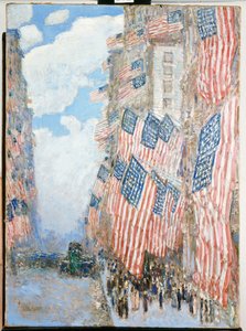 独立記念日 作： Childe Frederick Hassam