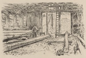 The Spar Shop、グロスター、7 月 8 日 作： Childe Frederick Hassam