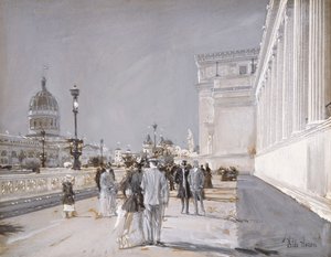 万国博覧会、シカゴ 作： Childe Frederick Hassam