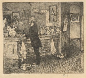 ニューイングランドのバールーム 作： Childe Hassam