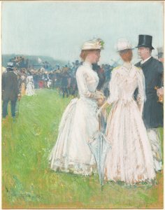 パリグランプリにて（パリグランプリにて） 作： Childe Hassam