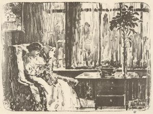 ブロードカーテン 作： Childe Hassam
