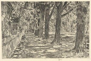イーストハンプトン、1917年 作： Childe Hassam