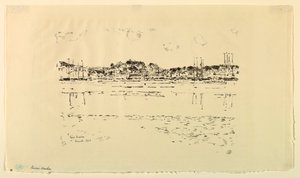インナーハーバー 作： Childe Hassam