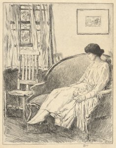 ウィンドウを開く 作： Childe Hassam
