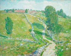 ノッドの国の道路 作： Childe Hassam