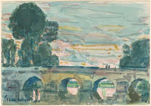 グレズの橋 [直訳] 作： Childe Hassam