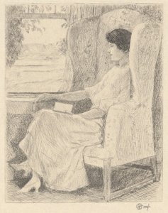 グルジアの椅子 作： Childe Hassam