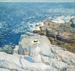 サウスレッジ、アップルドア、1913 作： Childe Hassam