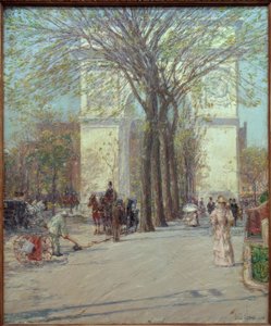 ワシントンアーチ、春
