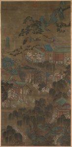 皇居の女官たち 作： China, Yuan dynasty