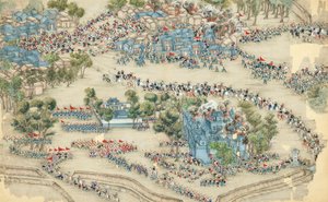 1864年以降の太平の乱。 作： Chinese Master.