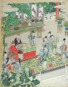 楽しませられている中国のマンダリン（シルクの色） 作： Chinese School