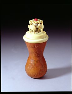 中国のひょうたんと象牙のクリケットケージ（1977772を参照） 作： Chinese School