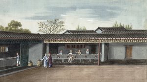 茶葉の乾燥（紙にトイレ） 作： Chinese School