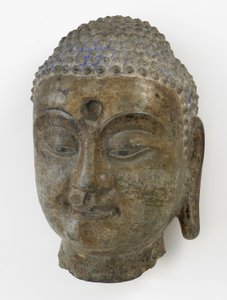 仏頭、分割期間、550〜577年（石灰岩） 作： Chinese School