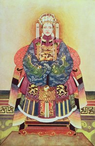 皇后両陛下（1835-1908）の肖像 作： Chinese School