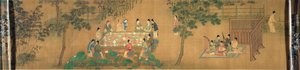 竹庭に集う学者たち」 作： Chinese School