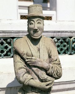 ヨーロッパの兵士の像