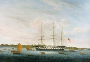 名誉ある東インド企業、カンカラでのバルカラス伯爵、1816年 作： Chinese School