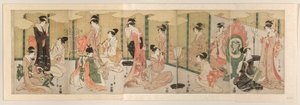 浄瑠璃の本のパロディ 作： Chobunsai Eishi