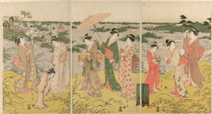 宮廷昆虫狩りのパロディ 作： Chobunsai Eishi