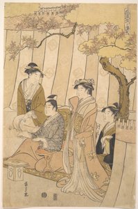 源氏の君と3人の若い女性 作： 長文祭栄司