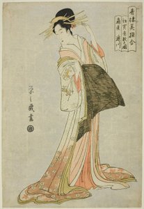 扇屋の滝川 初売座敷の図 「正露美鮮合わせ」シリーズより