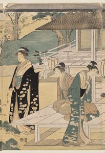 源氏物語 松風編（源氏物語 雅モダン装束より） 作： Chobunsai Eishi