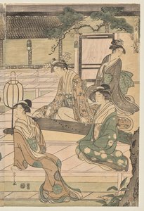 源氏物語 松風編（源氏物語 雅モダン装束より） 作： Chobunsai Eishi