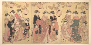 秋の吉原行列 作： 長文祭栄司