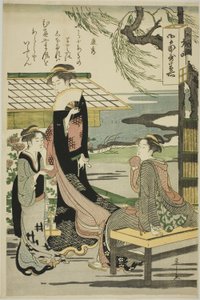 安秀 「六歌仙」より 作： Chobunsai Eishi