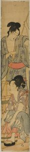 洗濯物 作： Chokosai Eisho