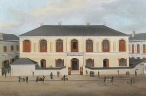 バイロンビニンジャーの家（1826-1903）、上海、1870年頃 作： Chow Qua