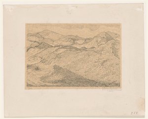 砂丘の風景 作： Chris Lebeau (signed by artist)